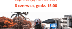 KOMEDA zaprasza na koncert 8.06 do Ogrodów Ulricha